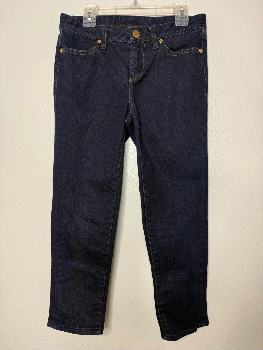 TORY BURCH Blue Denim Capri’s Excellent
